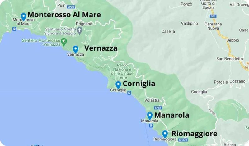Dónde dormir en Cinque Terre