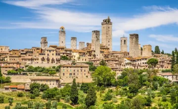 San Gimignano un pueblo medieval en la Toscana