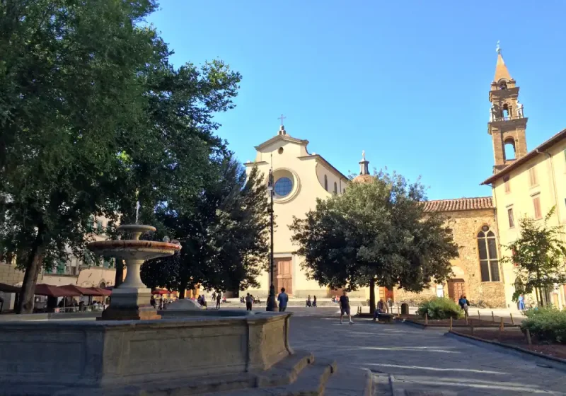 Plaza Santo Spirito en Florencia