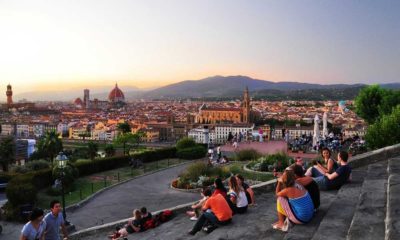 Atardecer en Piazzale Michelangelo Atardecer en Piazzale Michelangelo